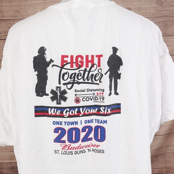 ST LOUIS GUNS 'N HOSES 2020 BUDWEISER BOXING T-SHIRT SIZE 3XL - Picture 4 of 5